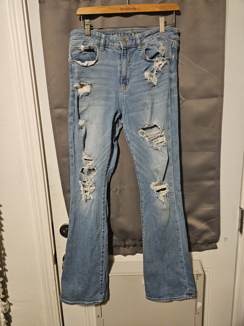 American Eagle High Rise Skinny Kick Jeans Women's 12
